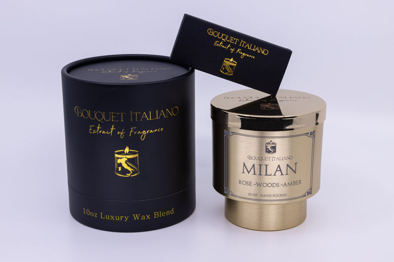 Sandalwood Amber Candle | Luxury Candle | BOUQUET ITALIANO