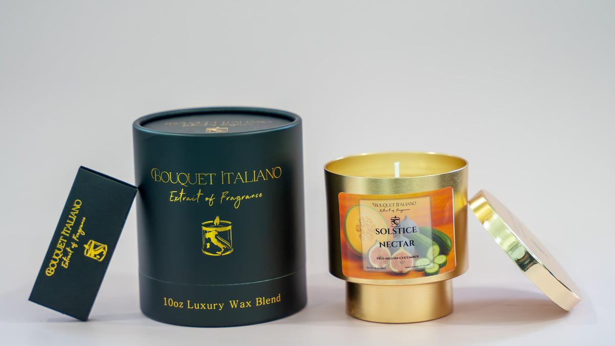 Solstice Nectar Luxury Candle by Bouquet Italiano