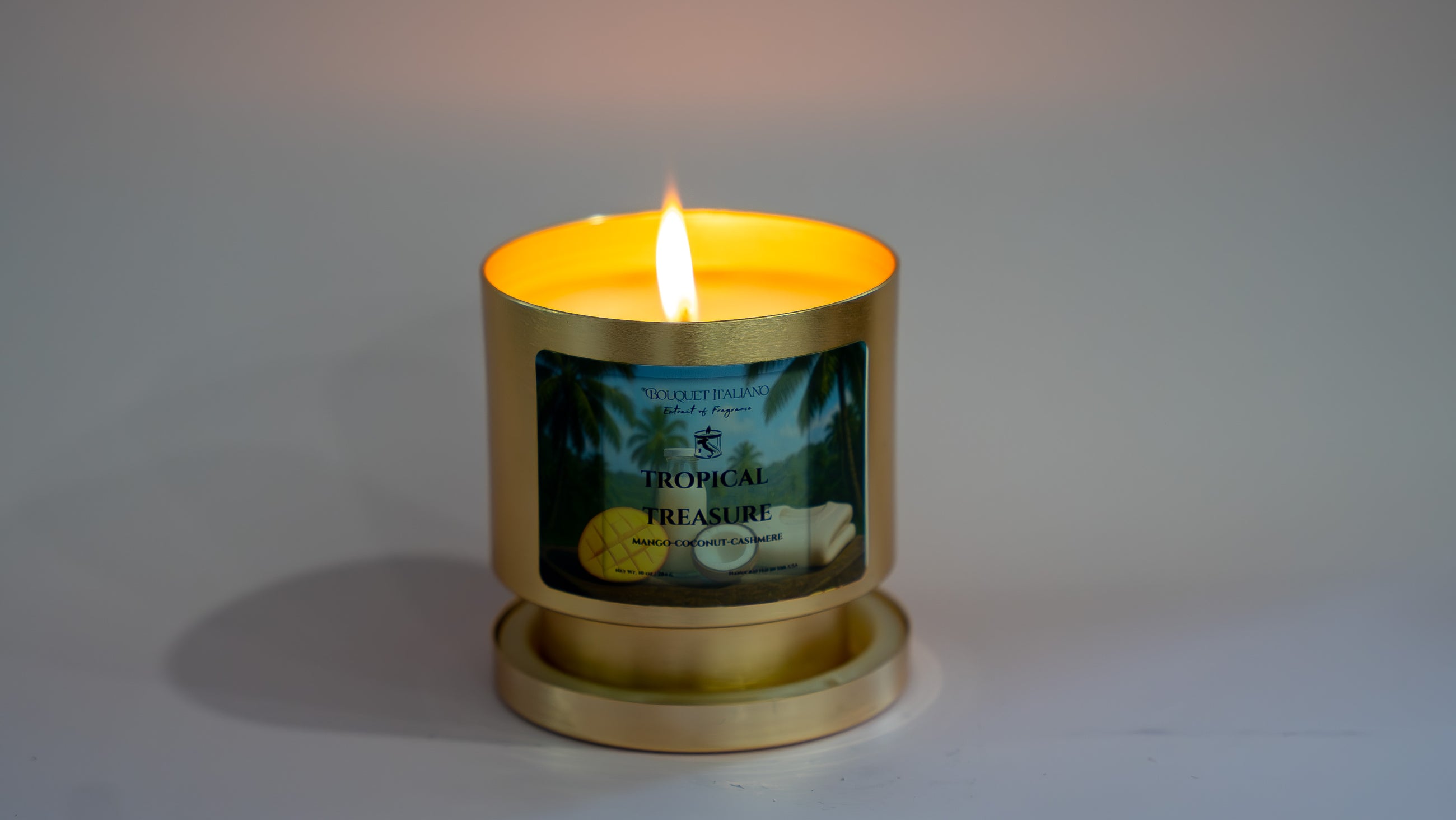 Tropical Pleasure Candle | Luxury Scented Candle | BOUQUET ITALIANO