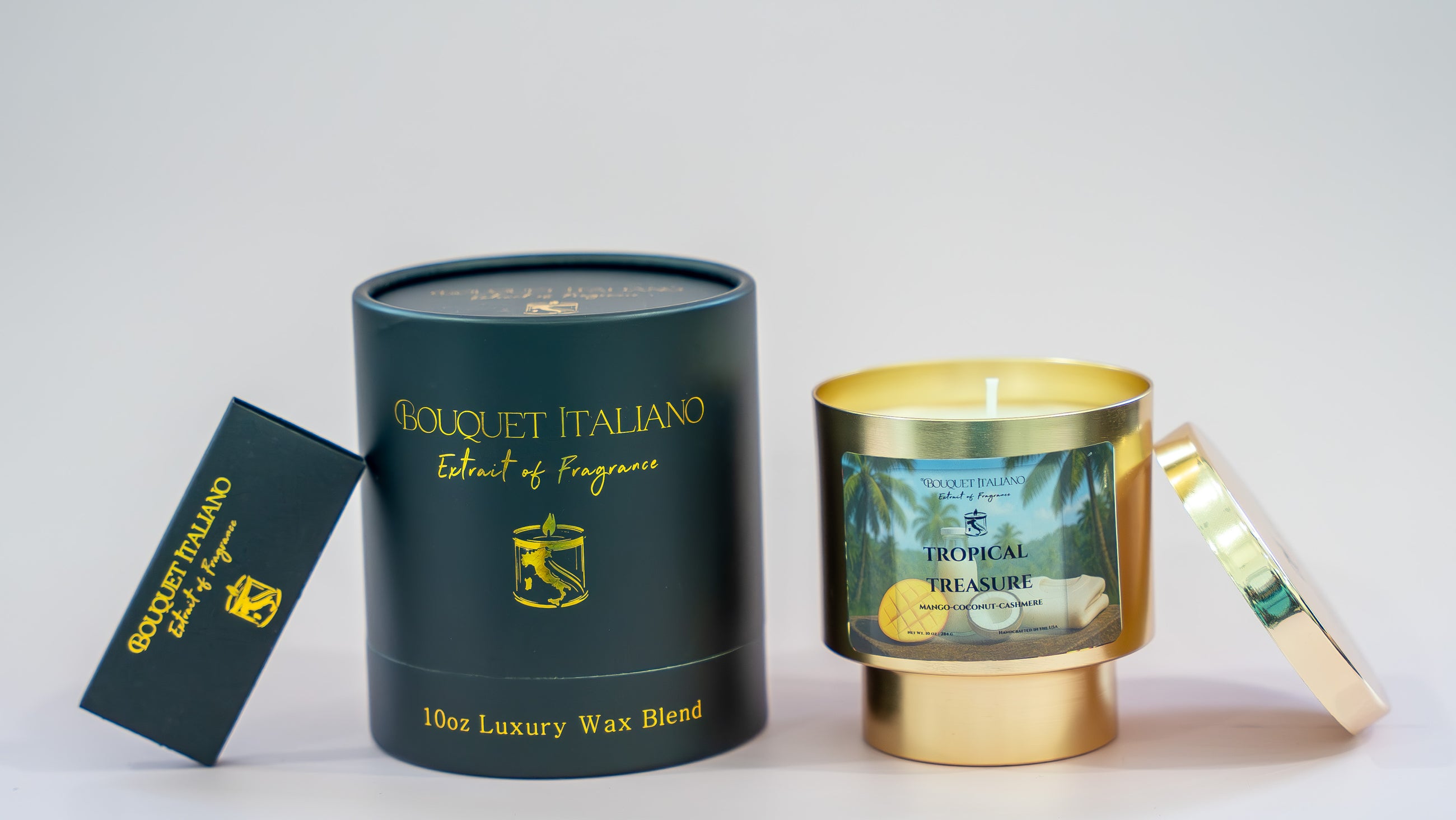 Tropical Pleasure Candle | Luxury Scented Candle | BOUQUET ITALIANO
