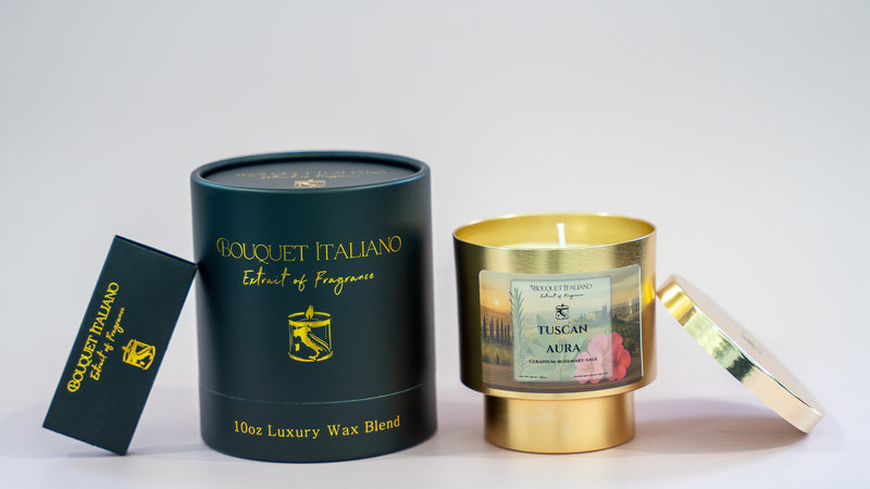 Citrus Scented Candle | Floral Scented Candle | BOUQUET ITALIANO