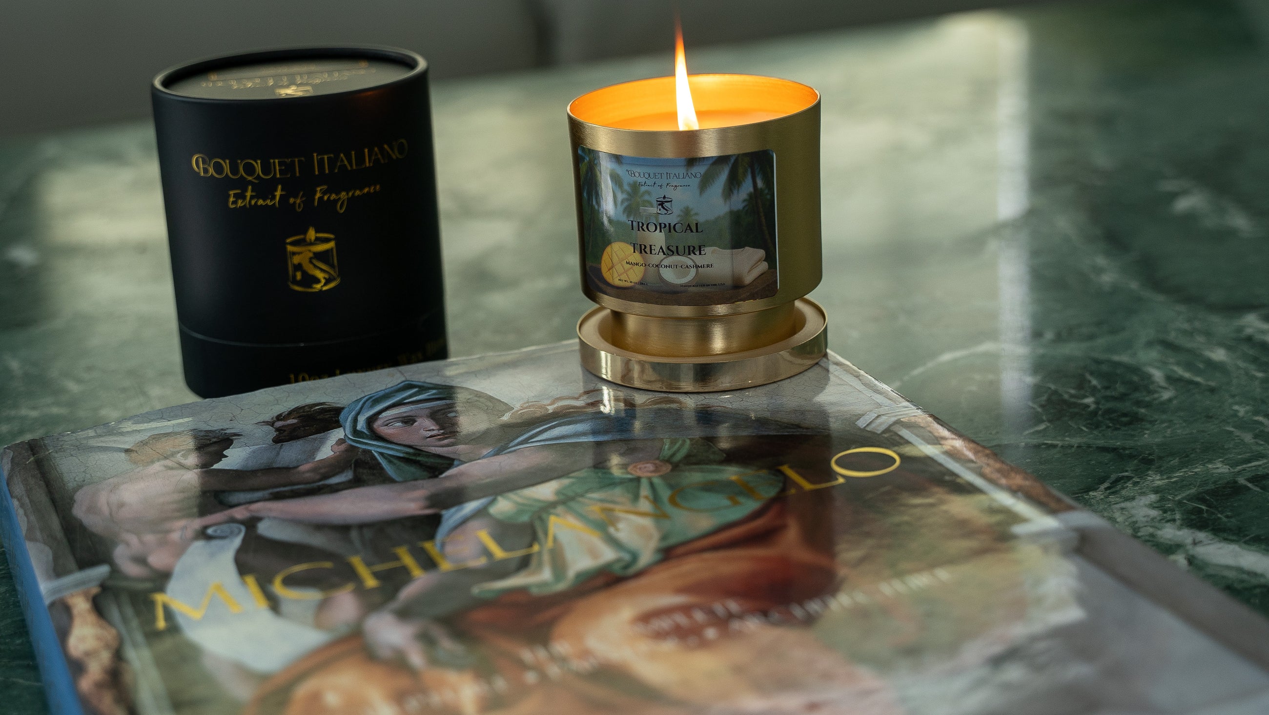 Tropical Pleasure Candle | Luxury Scented Candle | BOUQUET ITALIANO