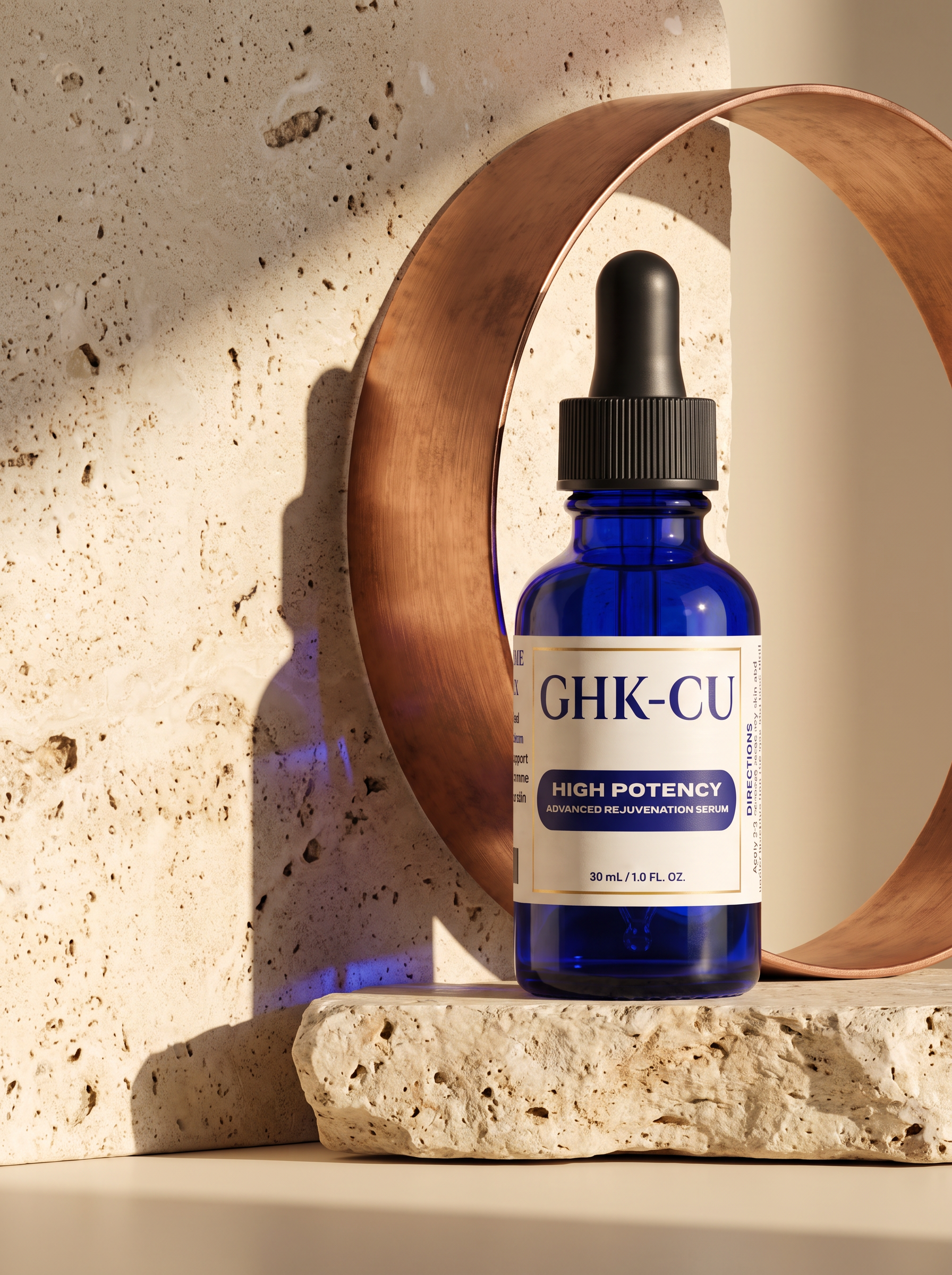 GHK-Cu 1% High Potency Copper Peptide Serum
