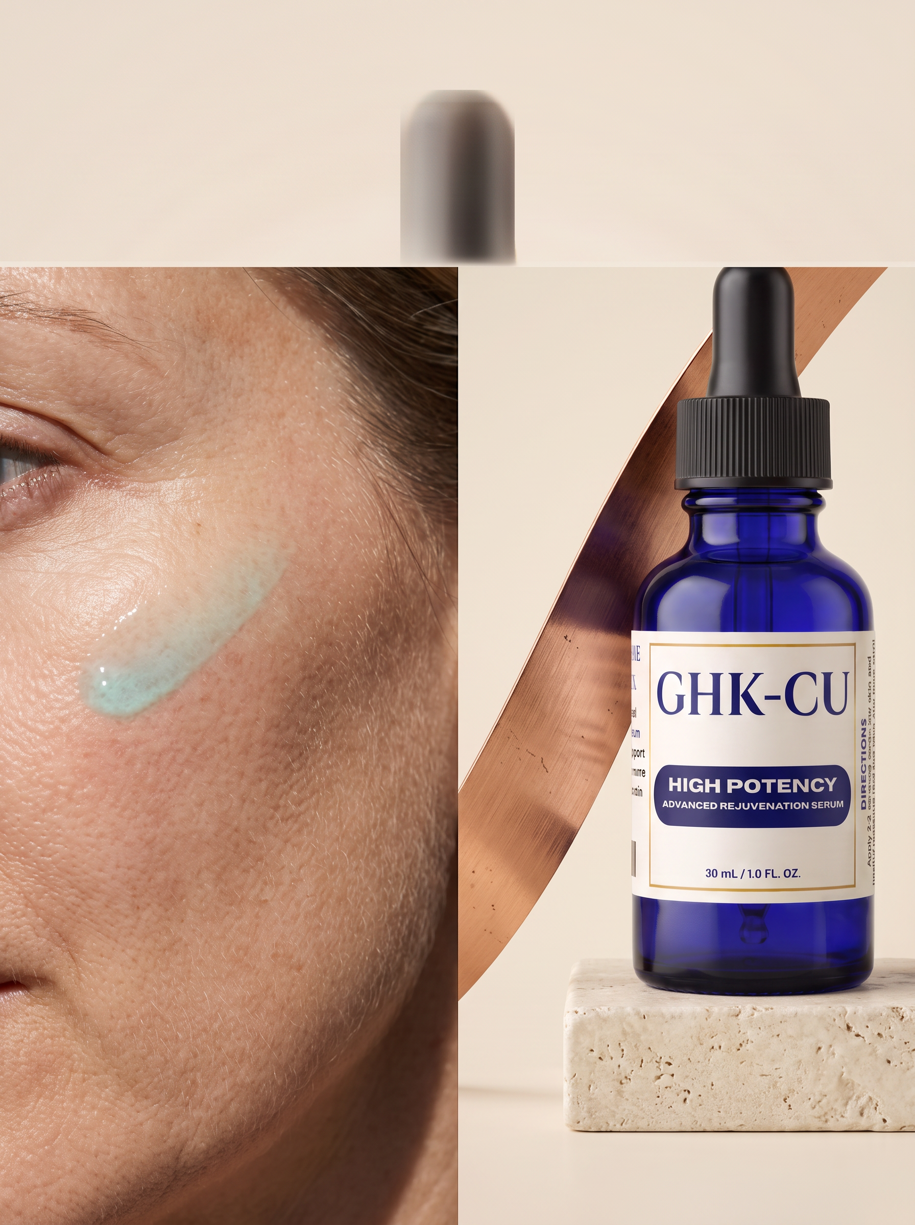 GHK-Cu 1% High Potency Copper Peptide Serum