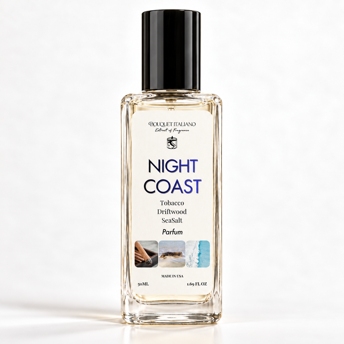 NIGHT COAST Luxury Travel Perfume 50 mL by Bouquet Italiano