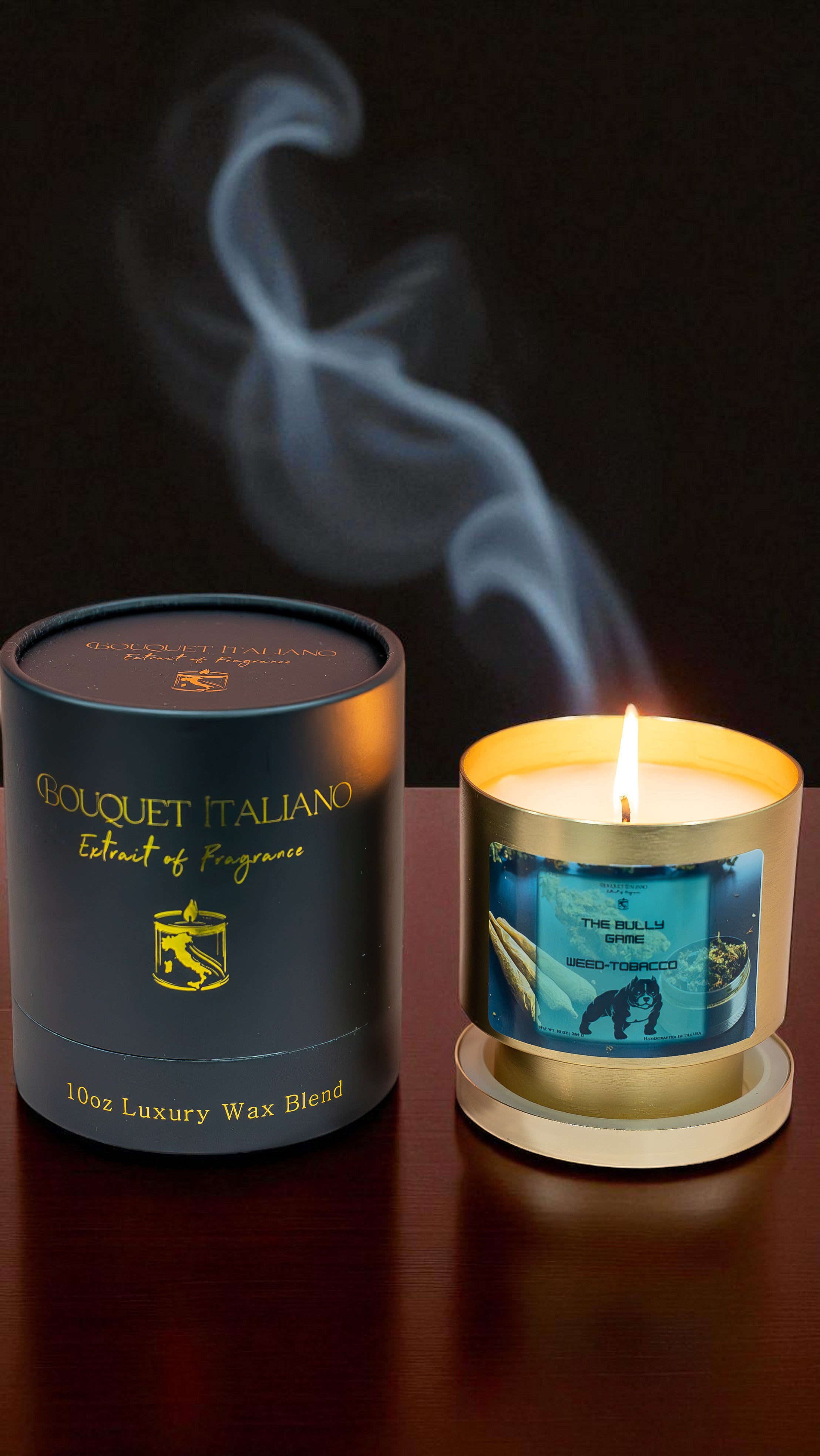 THE BULLY GAME LUXURY CANDLE WEED- CANNABIS